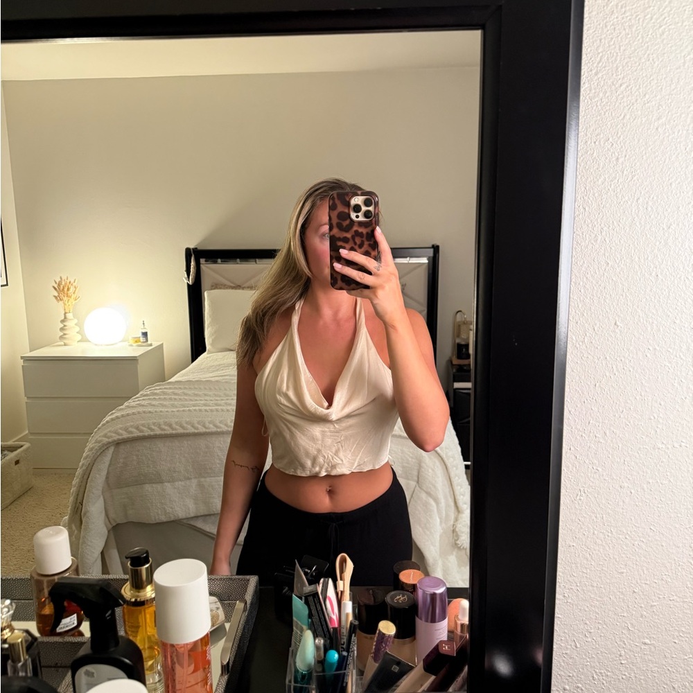 Satin Halter Top